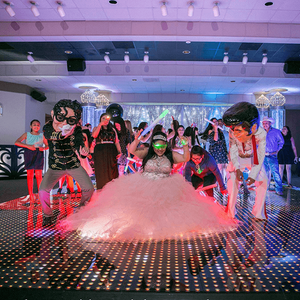 Fábrica de pista de dança de casamento com LED magnético que vende painéis Rgb