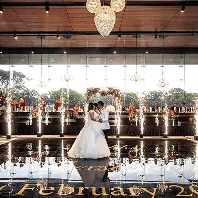 Luz de palco com controle remoto para eventos de casamento