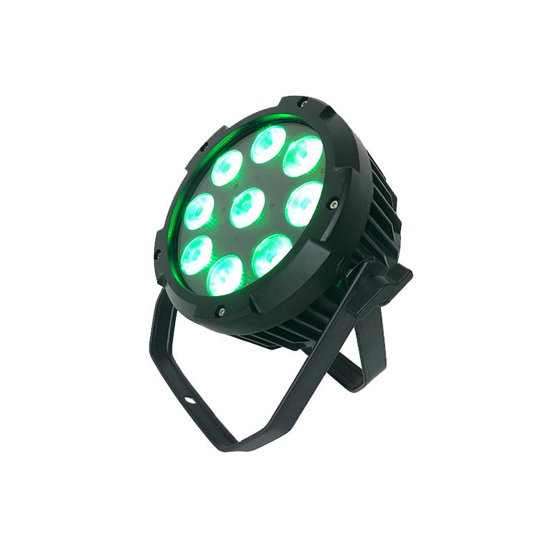 A paridade ativada som poderosa do diodo emissor de luz das luzes DMX 512 do disco pode encenar as luzes 9 *18W 