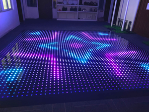 Pista de dança sem fio pixel portátil led para venda