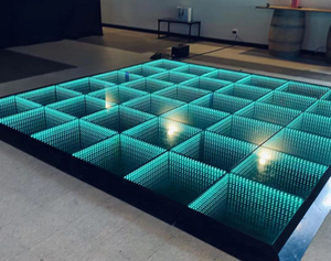 Espelho 3D LED para pista de dança à prova d'água com fio