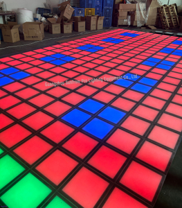 Painel de piso interativo de jogo LED iluminado para festa de casamento