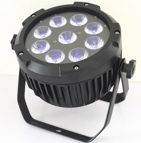 A paridade ativada som poderosa do diodo emissor de luz das luzes DMX 512 do disco pode encenar as luzes 9 *18W 