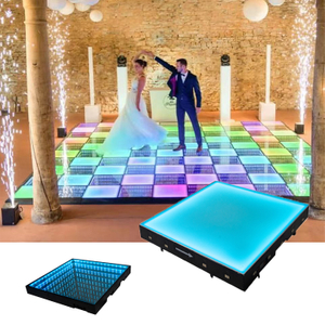 Para casamento ao ar livre interior decorar pista de dança com luz de discoteca LED